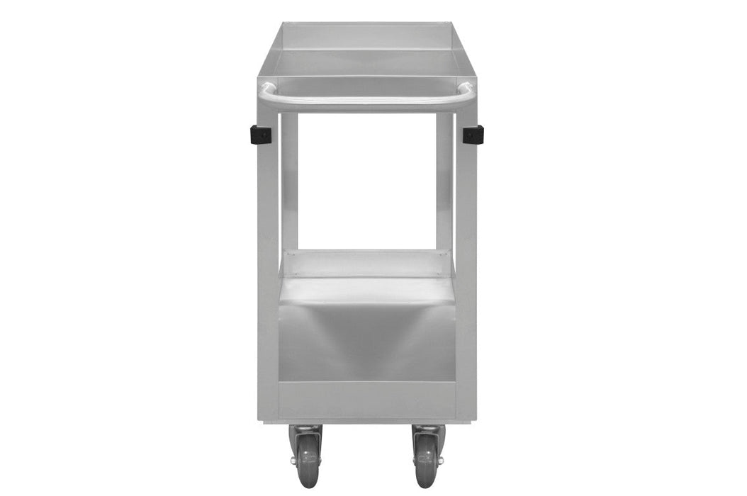 SRSC32016302ALU4PU Stainless Steel Stock Cart, 2 Shelves