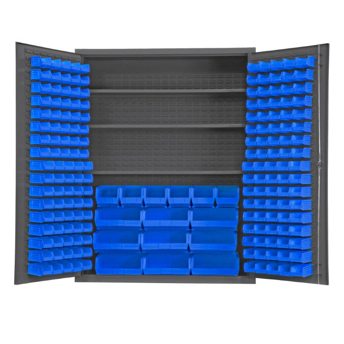 SSC-185-3S-NL-5295 Cabinet, 3 Shelves, 185 Blue Bins