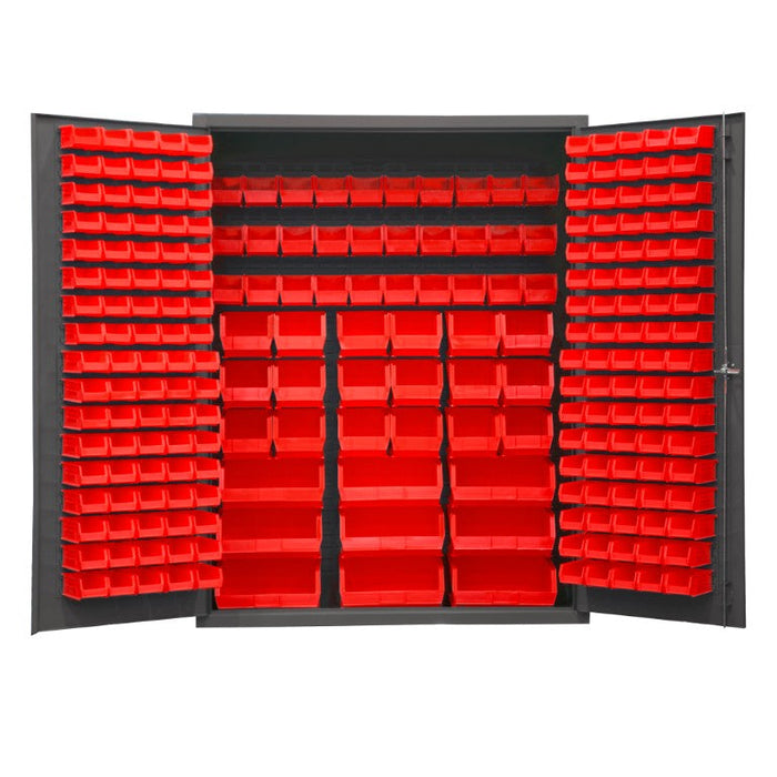SSC-227-NL-1795 Cabinet, 227 Red Bins, No Legs