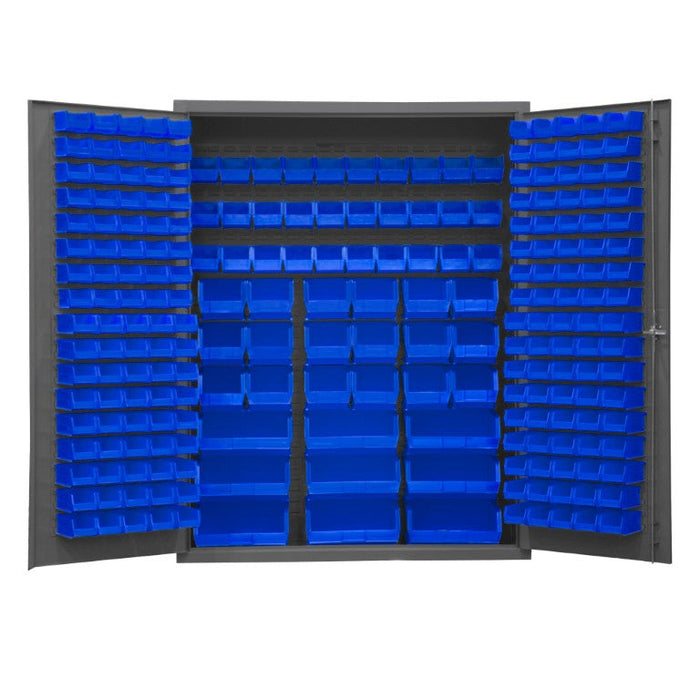 SSC-227-NL-5295 Cabinet, 227 Blue Bins, No Legs