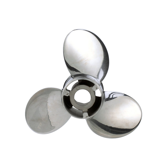 Quicksilver Silverado Propeller High Polished Stainless Finish, 13.4" Diameter x 14" Pitch, Right Hand Rotation