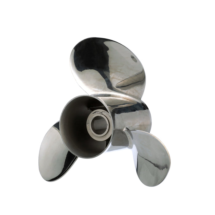 Quicksilver QS5054X Silverado 14" Diameter X 19" Pitch, 3-Blade Stainless Steel Propeller, Right Hand Rotation, 90 CT, 350hp