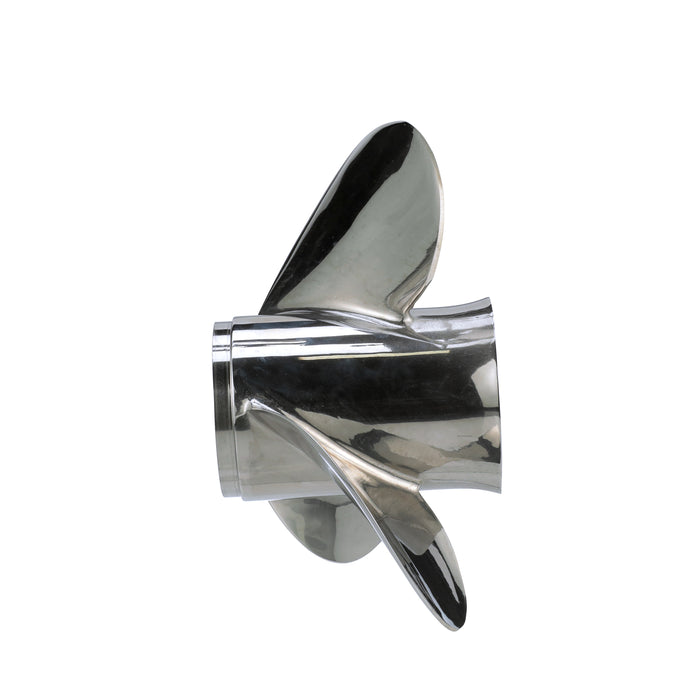 Quicksilver QS5054X Silverado 14" Diameter X 19" Pitch, 3-Blade Stainless Steel Propeller, Right Hand Rotation, 90 CT, 350hp