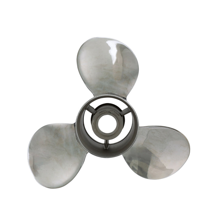 Quicksilver Silverado Propeller High Polished Stainless Finish, 13.8" Diameter x 21" Pitch, Right Hand Rotation