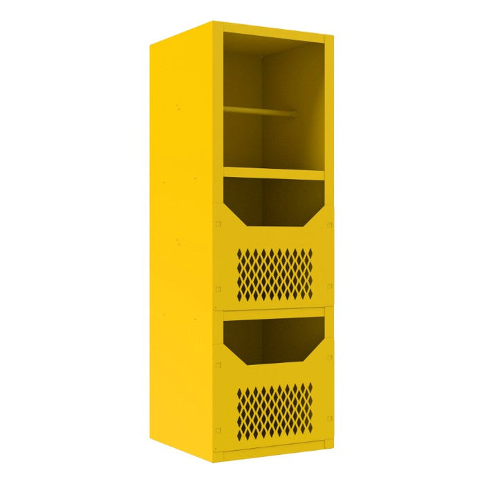 VSCSP-242472-2-50 Spill Control Cabinet, 2 Shelves, Yellow