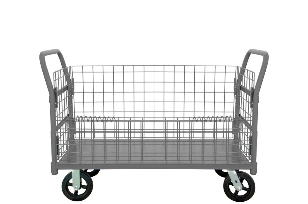 W4SPTDG-306038-1-8MR95 Wire Cart, Removable Handles, Drop Gate