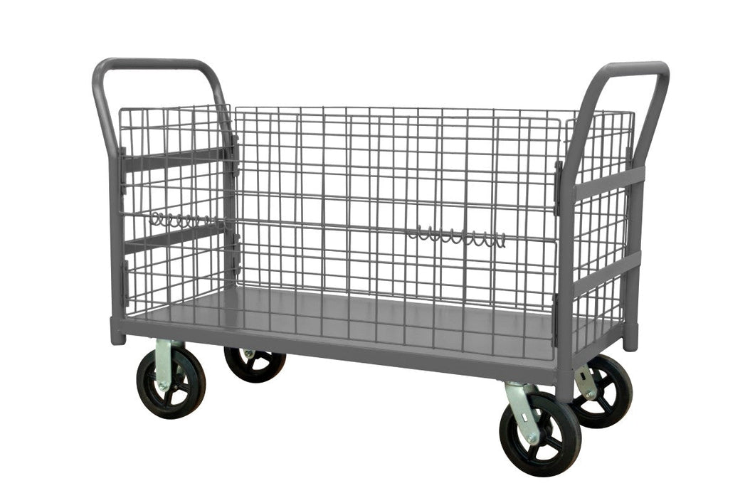 W4SPTDG-306038-1-8MR95 Wire Cart, Removable Handles, Drop Gate