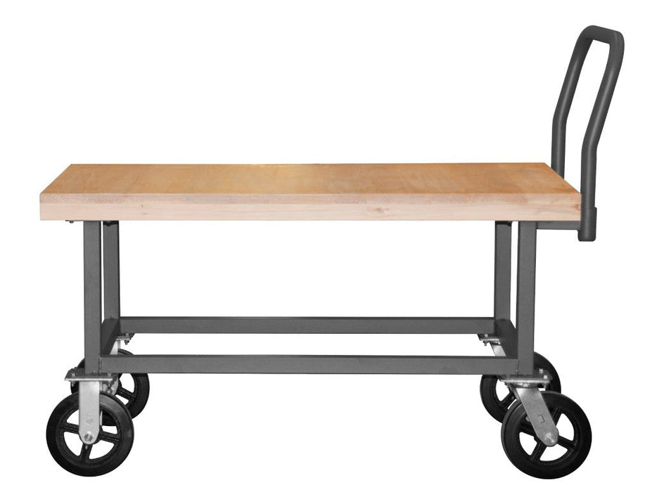 WHPT-WD-2448-8MR-95 Platform Truck, 2 Shelves, 24 x 48