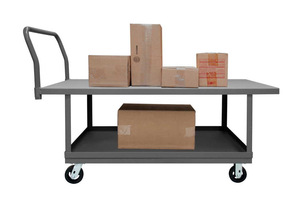 WHPT30605MR95 Platform Truck, 2 Shelves, 30 x 60