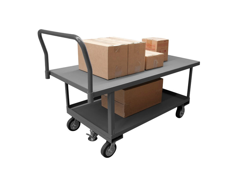WHPTFL24486MR95 Platform Truck, 2 Shelves, 24 x 48