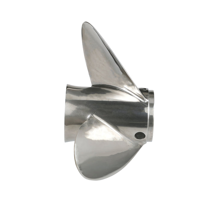 Quicksilver Thunderbolt Propeller High Polished Stainless Finish, 14.8" Diameter x 21" Pitch, Right Hand Rotation